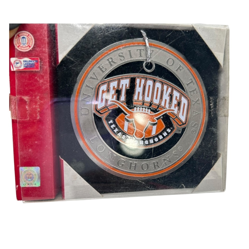 University of Texas Longhorns Get‎ Hooked Ornament Forever Collectibles Licensed